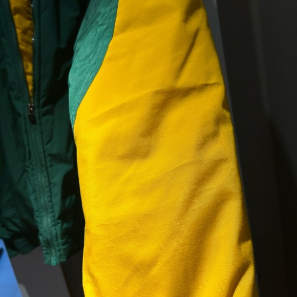 Nike Men's Green Bay Packers Vintage Puffer Jacket Full Zip Green Yellow Size L - Picture 9 of 11